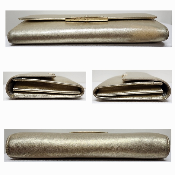 CARTIER Love Collection Long Leather Gold Wallet - Picture 8 of 16